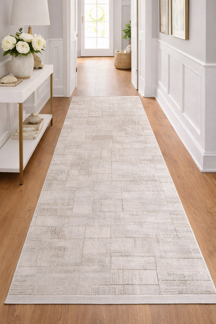 Etro Dekoratif Modern Akrilik Makine Halısı Et10 Bej - 2