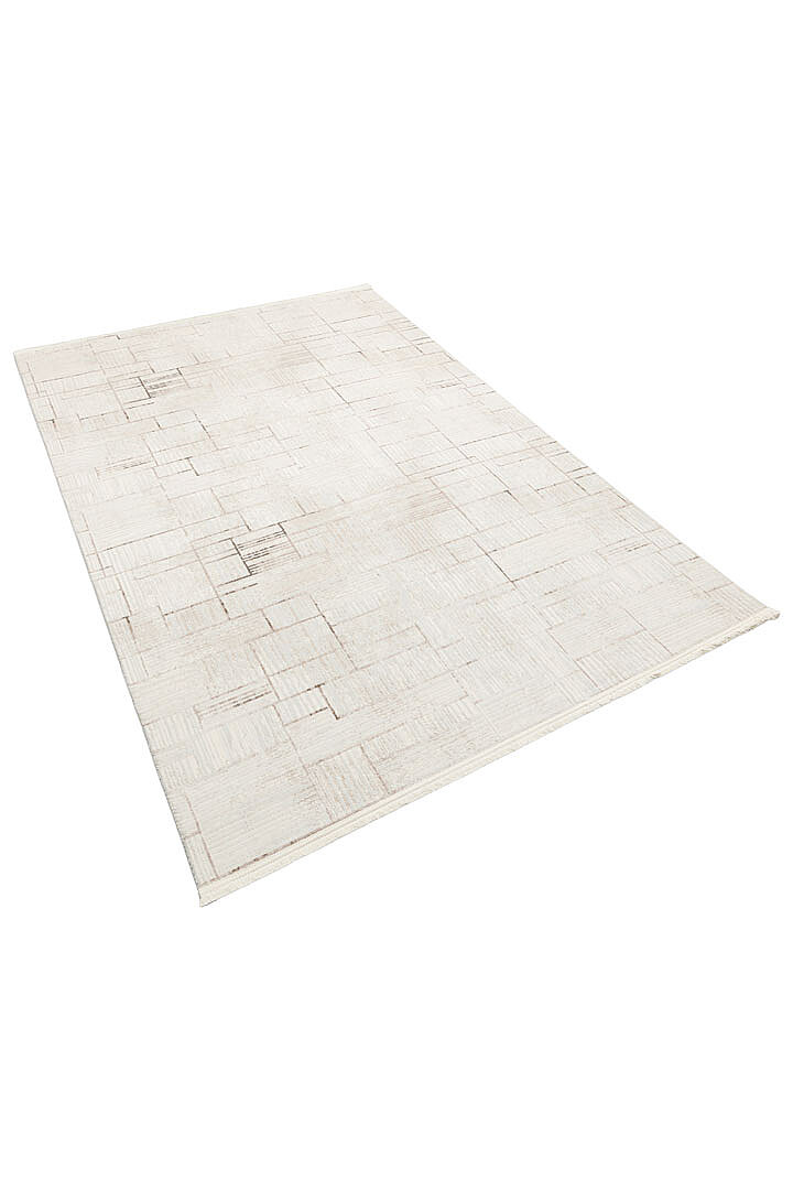 Etro Dekoratif Modern Akrilik Makine Halısı Et10 Bej - 3
