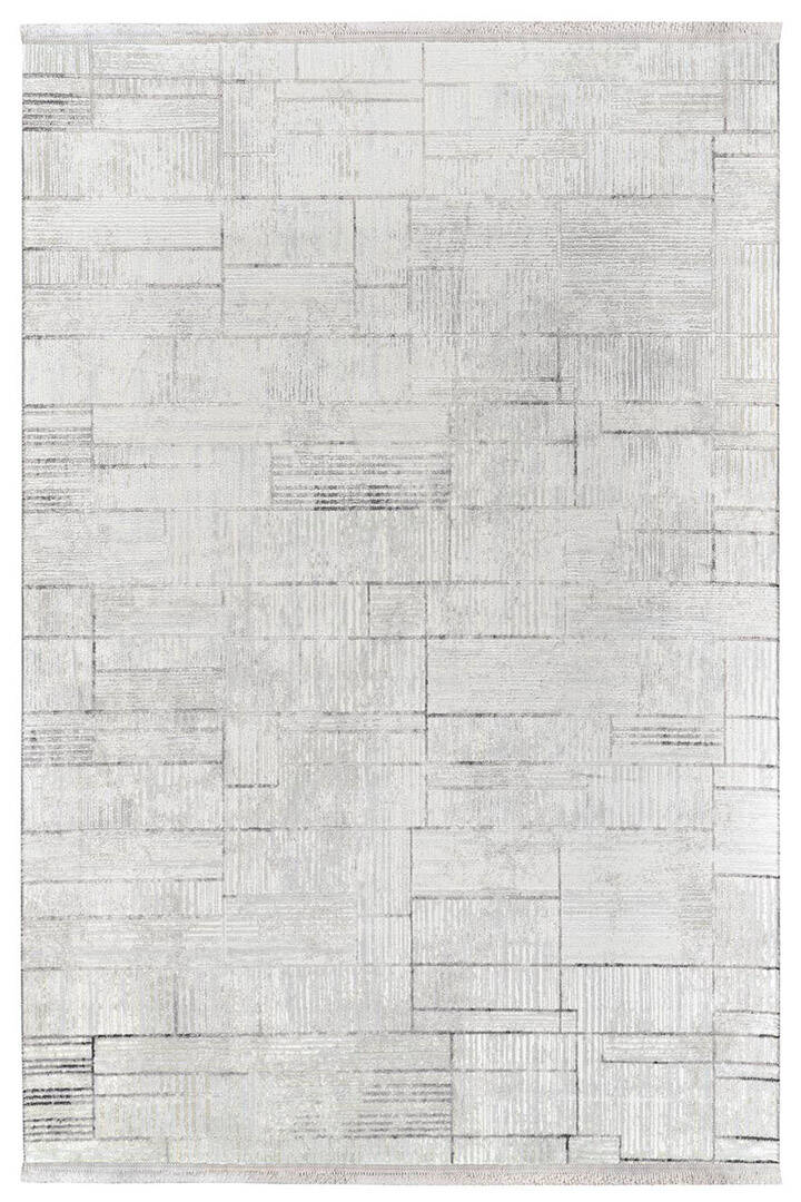 Etro Dekoratif Modern Akrilik Makine Halısı Et11 Gri - 1