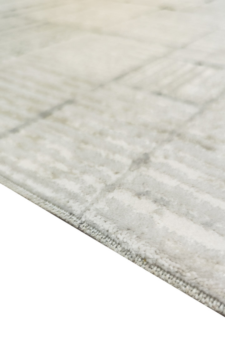 Etro Dekoratif Modern Akrilik Makine Halısı Et11 Gri - 4