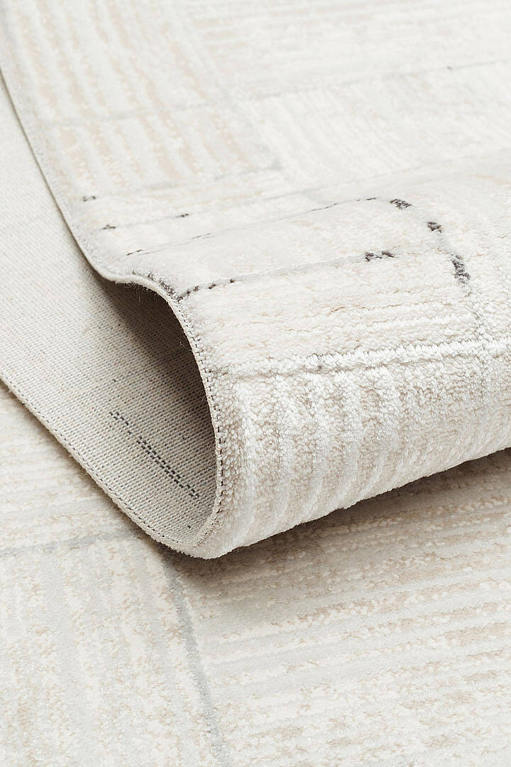 Etro Dekoratif Modern Akrilik Makine Halısı Et11 Gri - 5