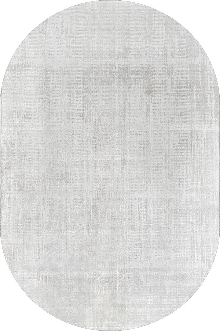 Etro Dekoratif Modern Akrilik Makine Oval Halı Et07 Kemik 