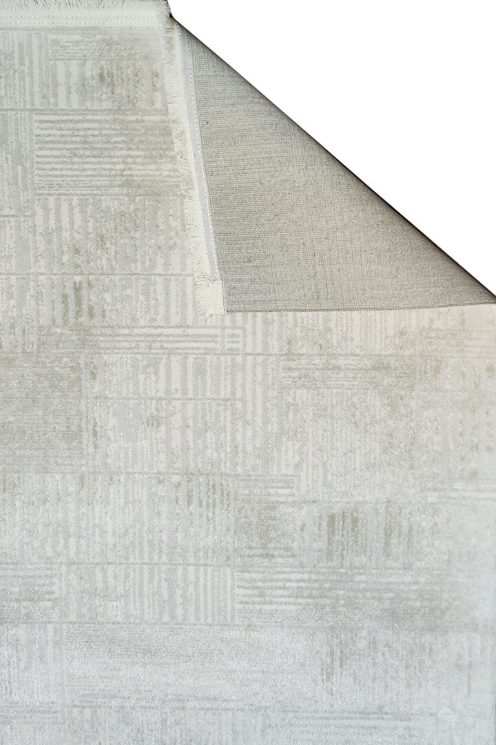 Etro Dekoratif Modern Akrilik Makine Yolluk Özel Ölçü Kesme Halı Et09 Kemik - 6