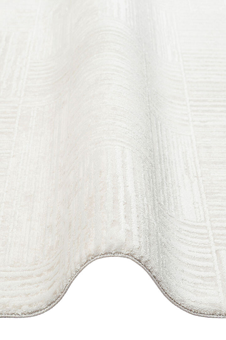 Etro Dekoratif Modern Akrilik Makine Yolluk Özel Ölçü Kesme Halı Et09 Kemik - 4
