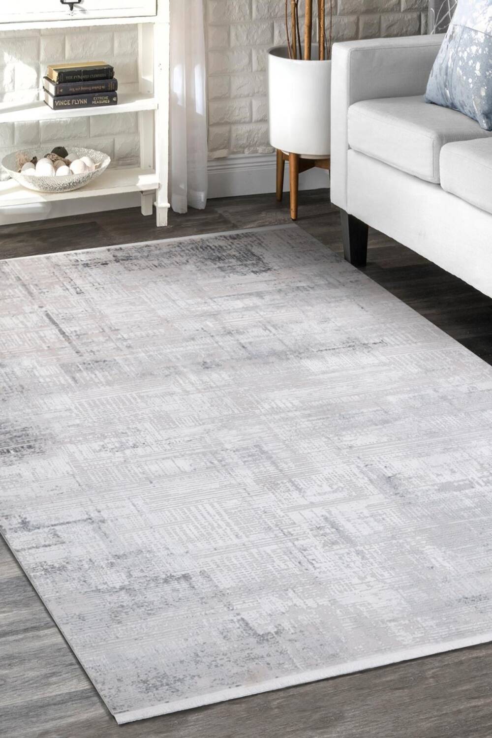 Frenda Home Alya Modern Makine Halısı 20440 Gri - 1