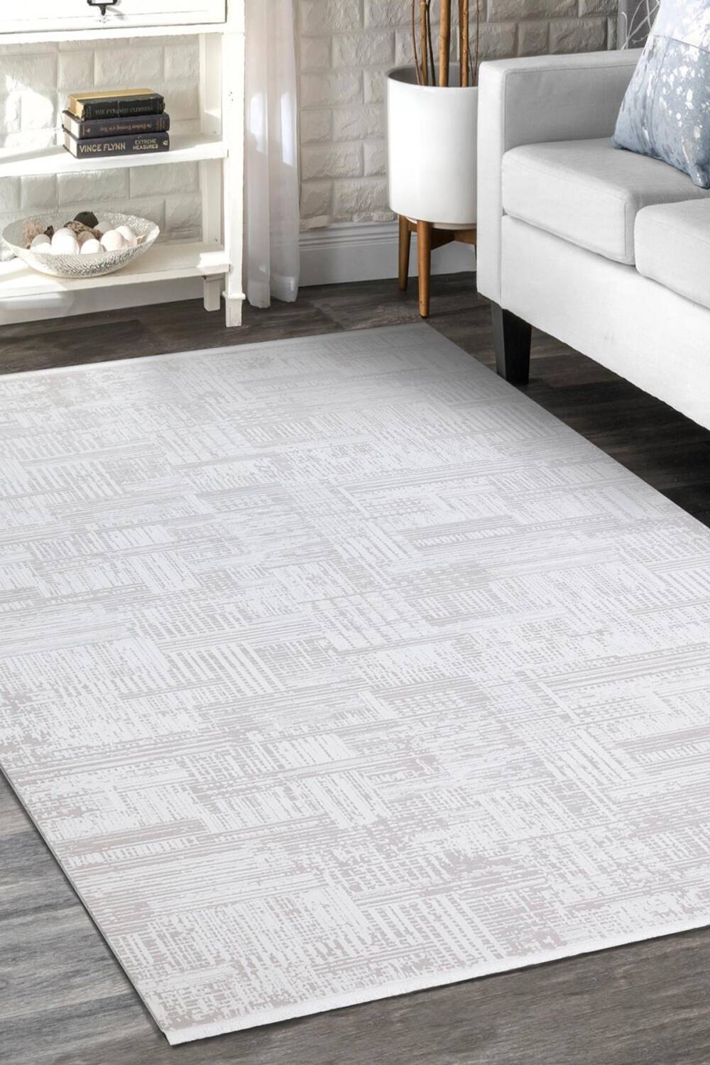 Frenda Home Alya Modern Makine Halısı 20440 Kemik - 1