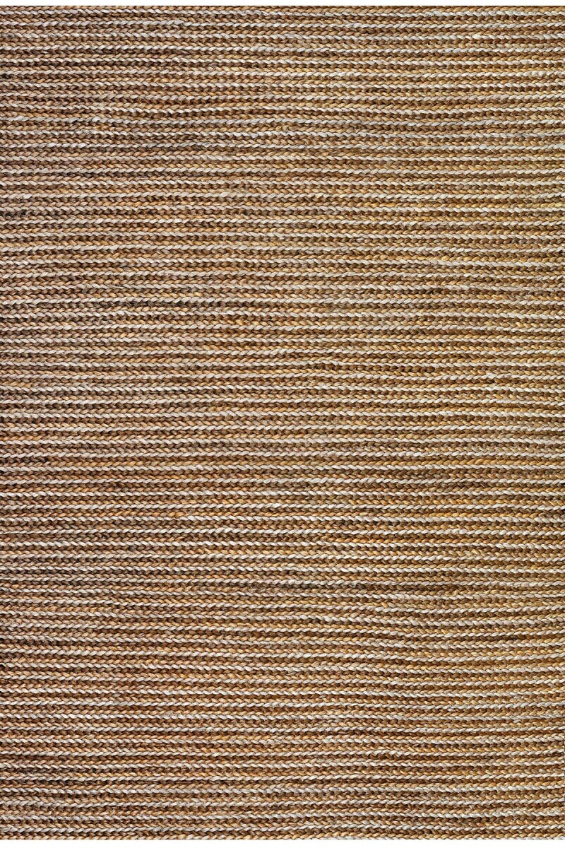 Frenda Home Hasır Görünümlü Pamuk Taban Dijital Baskılı Dekoratif Halı Vizon - Frenda