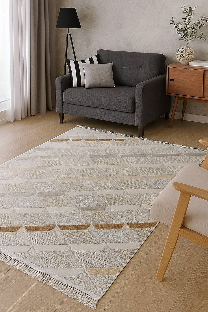 Frenda Home İskandinav Tarzı Makine Halısı Perla Pe01 - 2