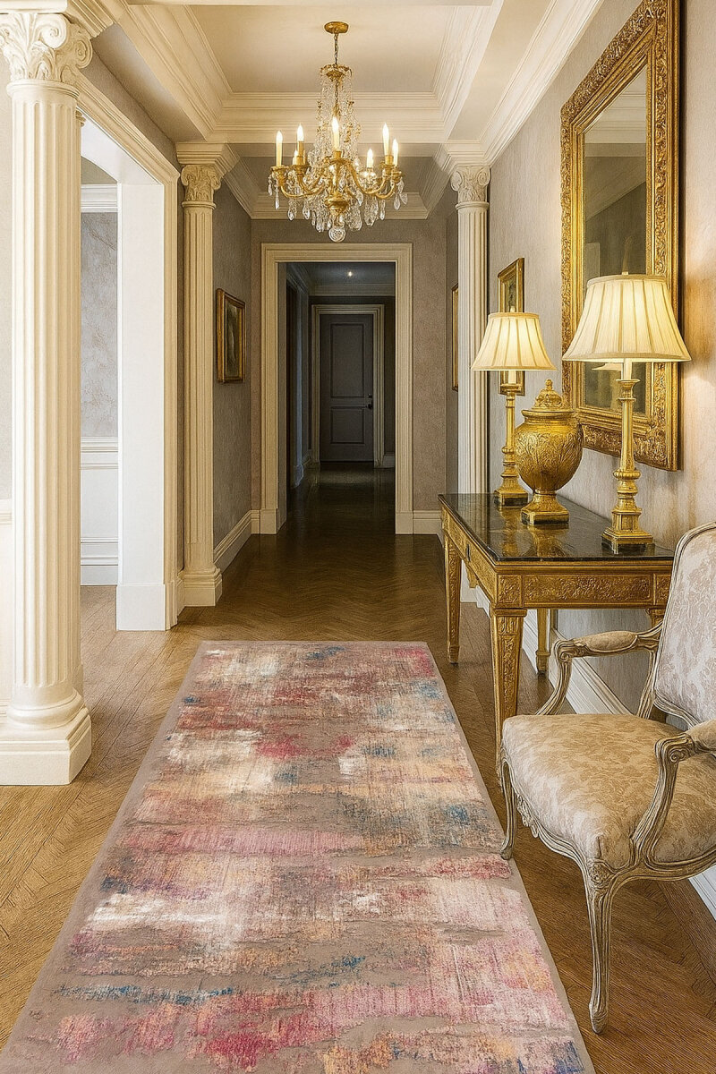 Frenda Home Kesme Yolluk Venüs Modern Kaymaz Deri Taban Yıkanabilir Halı - Frenda