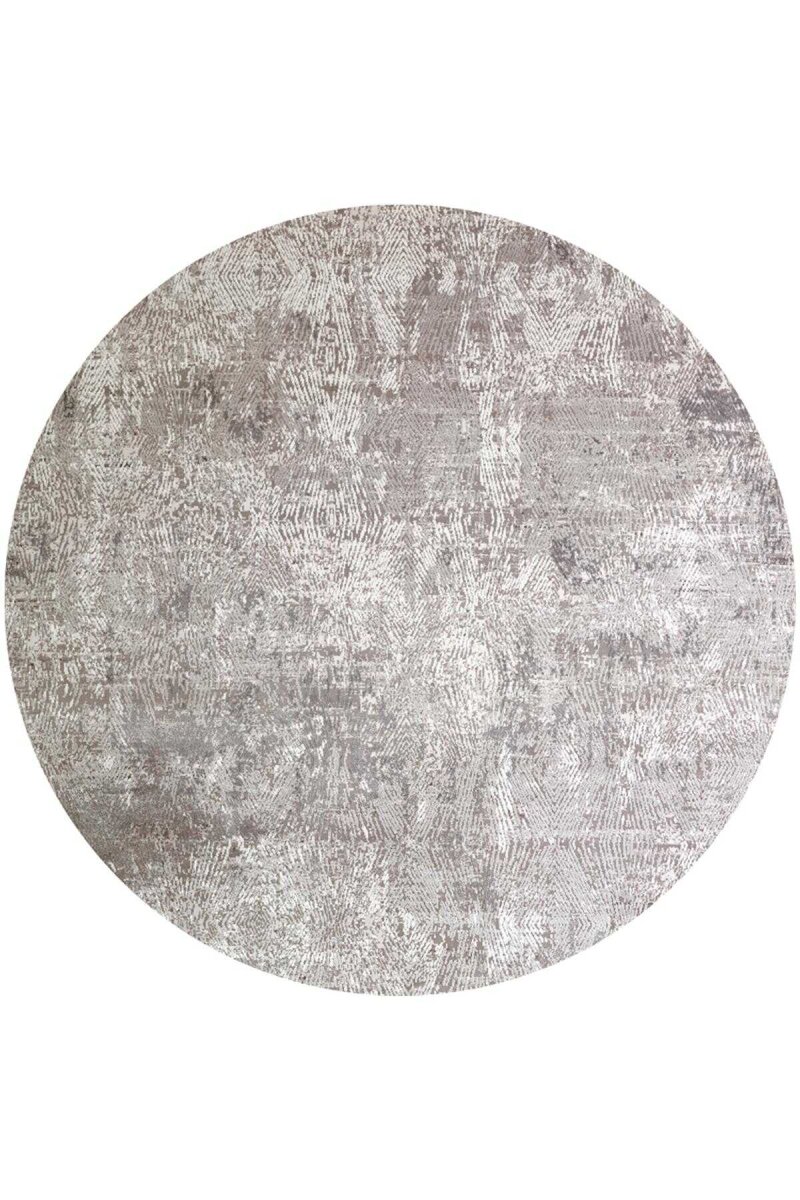 Frenda Home Modern Yıkanabilir Pamuk Taban Yuvarlak Halı - Frenda