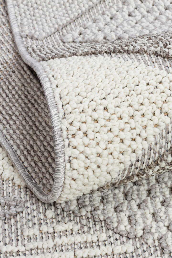 Frenda Home Oslo Pinterest İskandinav Desenli Halı 19483 Gri - 3