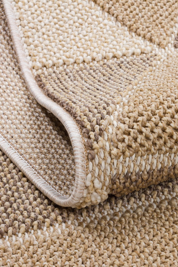 Frenda Home Oslo Pinterest İskandinav Desenli Oval Halı 19477 Kahve - 3