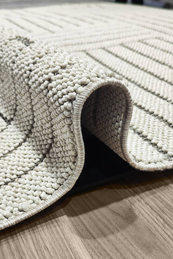 Frenda Home Oslo Pinterest İskandinav Desenli Oval Halı 19670 Gri - 2