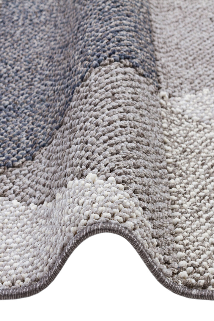 Frenda Home Oslo Pinterest İskandinav Desenli Yolluk Kesme Halı 19477 Gri - 4