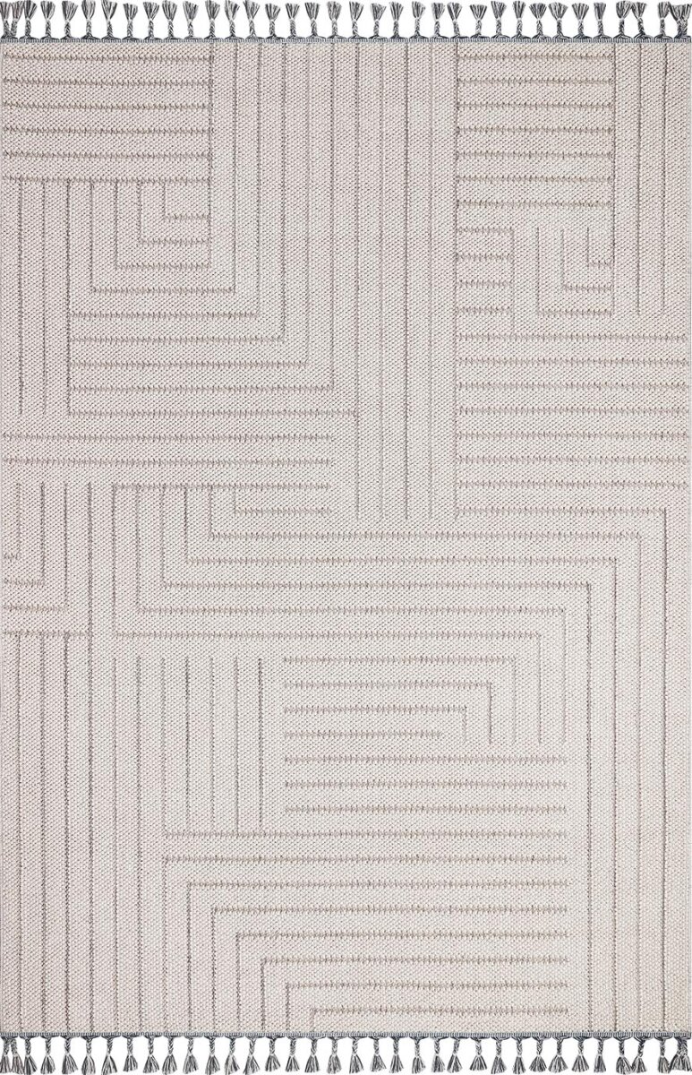 Frenda Home Oslo Pinterest İskandinav Desenli Yolluk Kesme Halı 19670 Gri - Frenda (1)