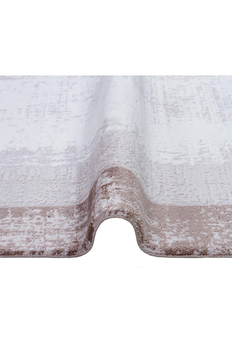 Frenda Home Palermo Modern Çerçeveli Makine Halısı PL01 Kahve - 4