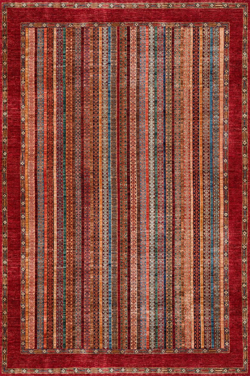 Frenda Home Şal Desen Pamuk Taban Yıkanabilir Halı - Frenda (1)