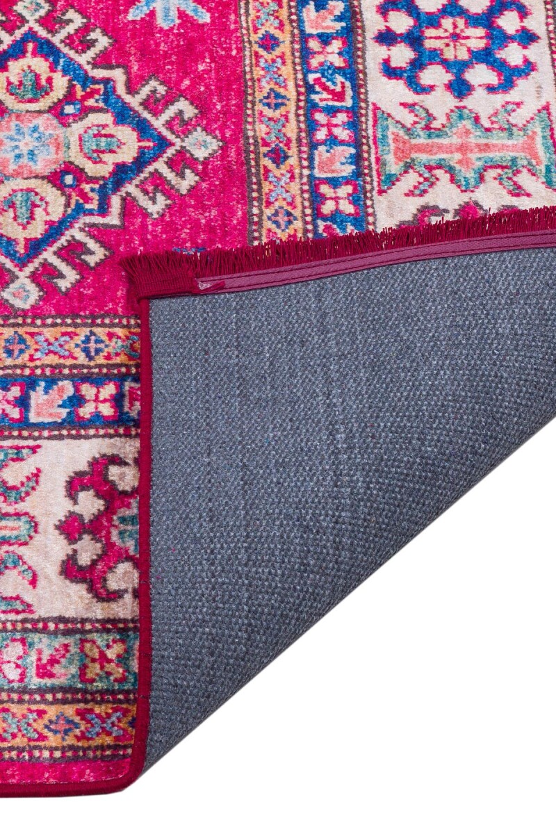 Frenda Home Şirvan Desen Pamuk Taban Baskılı Halı - 6