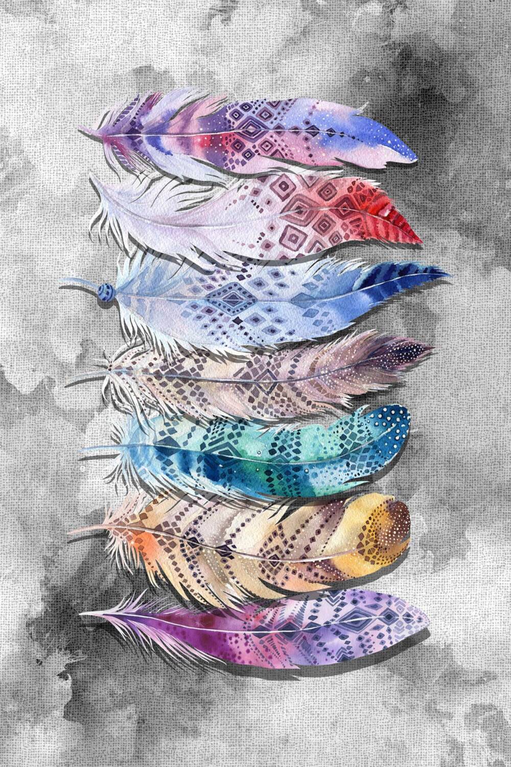 Frenda Home Yaprak Desen Pamuk Taban Yıkanabilir Baskılı Halı Gri - 2