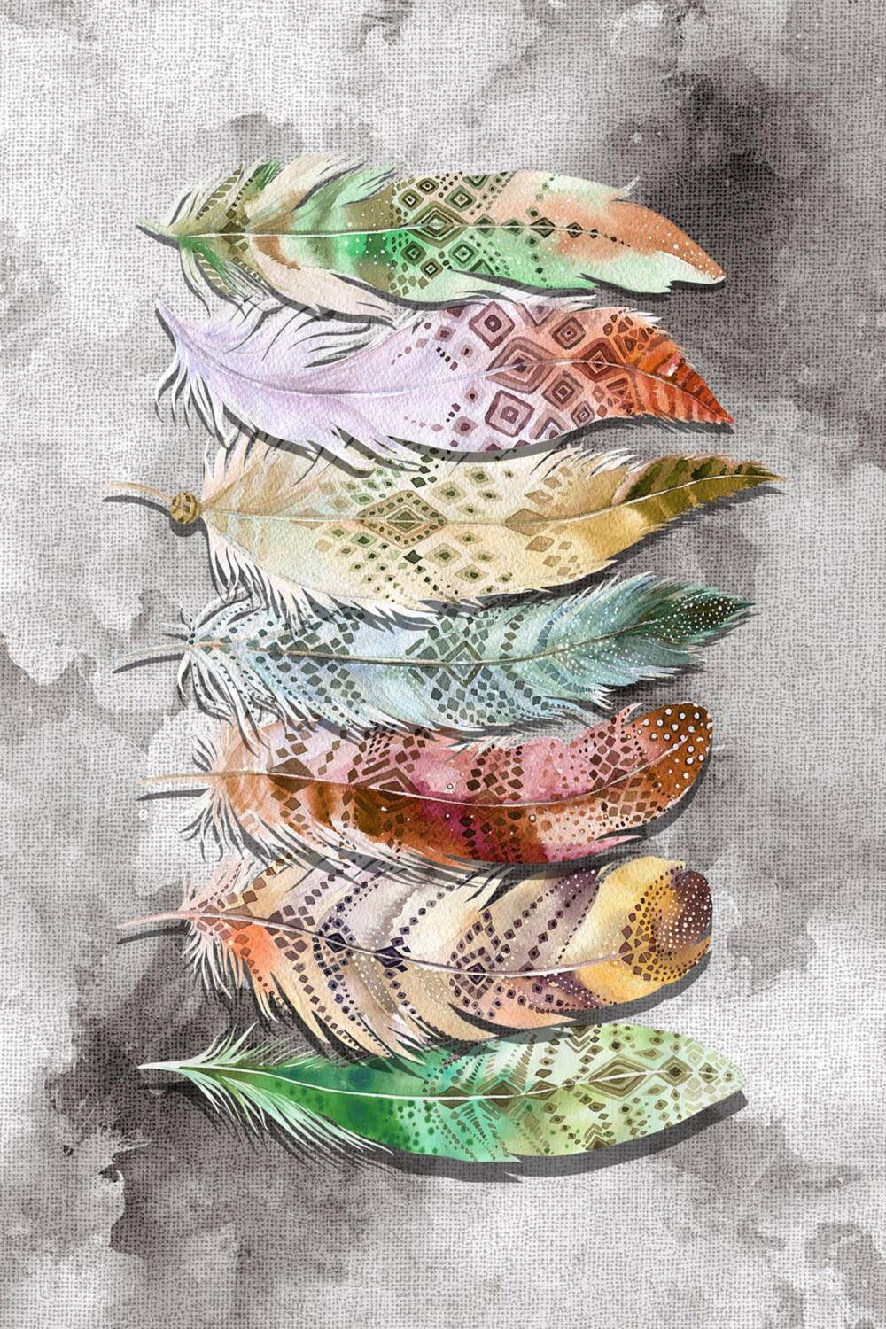 Frenda Home Yaprak Desen Pamuk Taban Yıkanabilir Baskılı Halı Vizon - 2