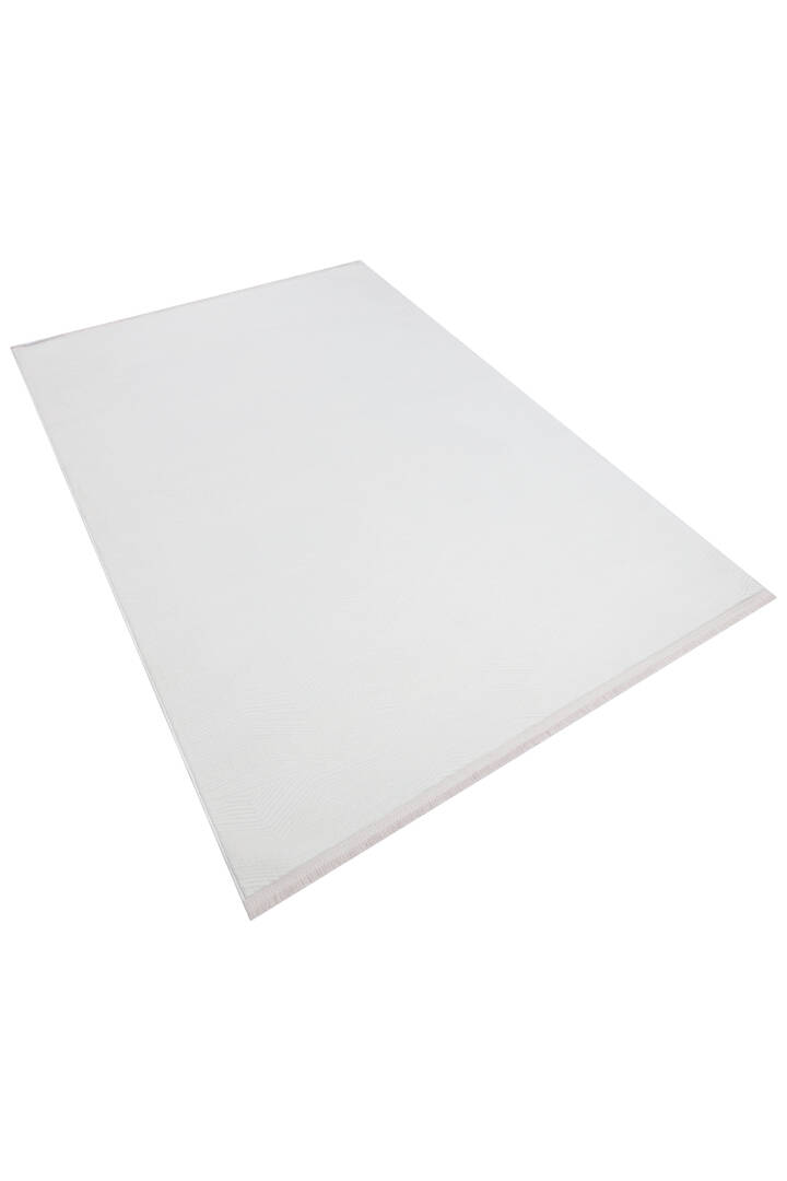 Geometrik Soyut Desenli Oskar Akrilik Makine Yolluk Özel Ölçü Kesme Halı Os03 Krem - 3