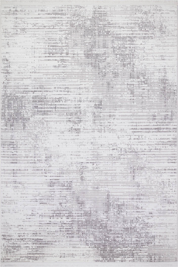 Geometrik Soyut Desenli Oskar Akrilik Makine Yolluk Özel Ölçü Kesme Halı Os05 Krem - 2