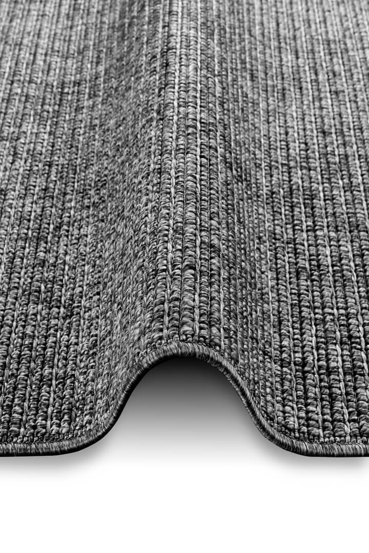 Hasır Dokulu Veranda Gri Jüt Görünüm Sisal İç ve Dış Mekan Oval Halı Vn11 - 2