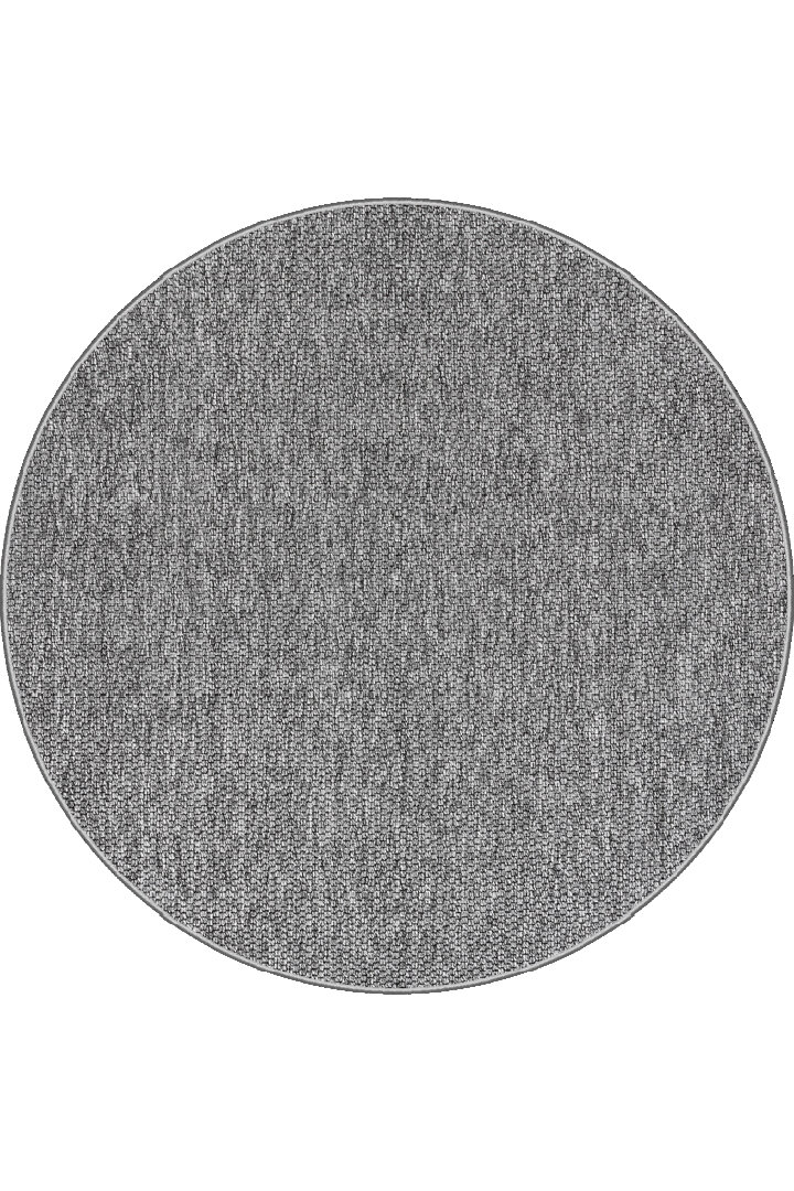 Hasır Dokulu Veranda Gri Jüt Görünüm Sisal İç ve Dış Mekan Yuvarlak Halı Vn04 - Frenda