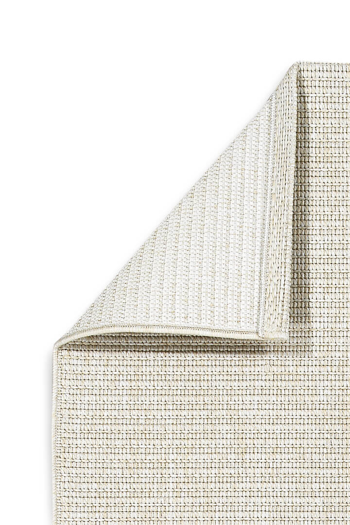 Hasır Dokulu Veranda Krem Jüt Görünüm Sisal İç ve Dış Mekan Halısı Vn10 - 3