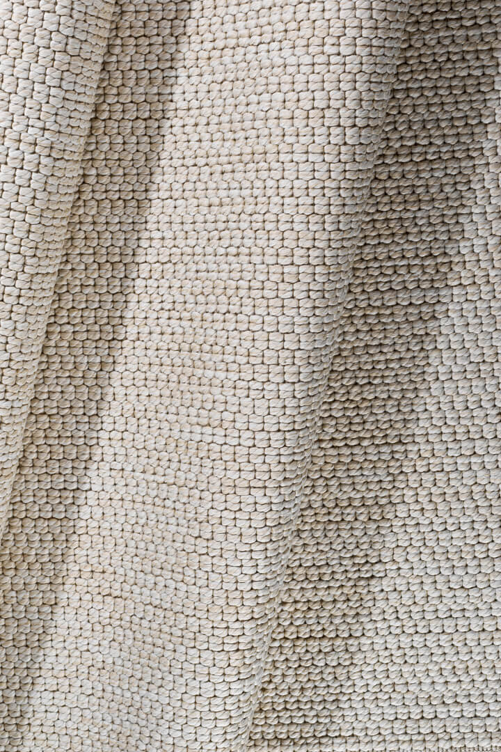 Hasır Dokulu Veranda Krem Jüt Görünüm Sisal İç ve Dış Mekan Oval Halı Vn05 - 4