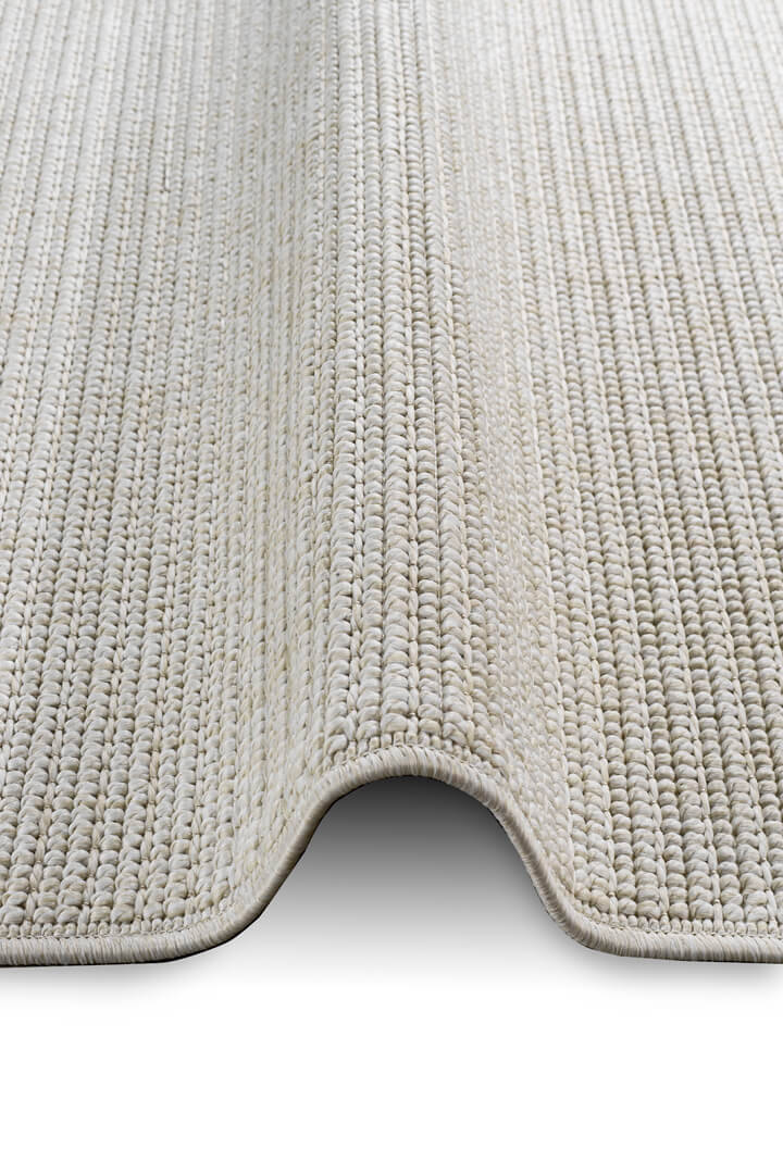 Hasır Dokulu Veranda Krem Jüt Görünüm Sisal İç ve Dış Mekan Özel Ölçü Kesme Yolluk Halı Vn10 - 6