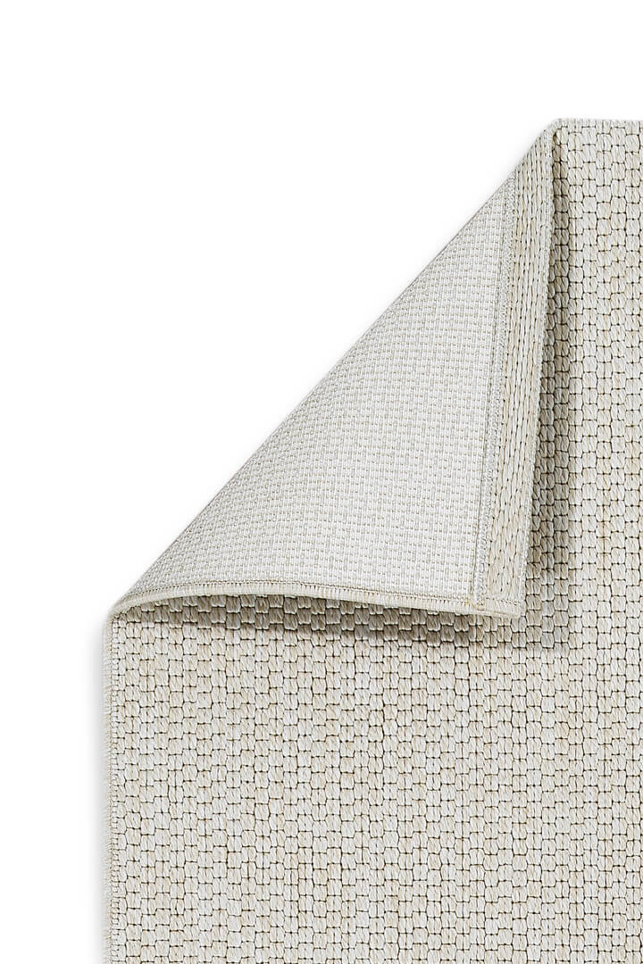 Hasır Dokulu Veranda Krem Jüt Görünüm Sisal İç ve Dış Mekan Yuvarlak Halı Vn05 - 5