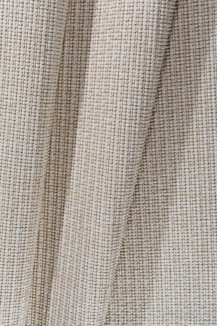 Hasır Dokulu Veranda Krem Jüt Görünüm Sisal İç ve Dış Mekan Yuvarlak Halı Vn10 - 4