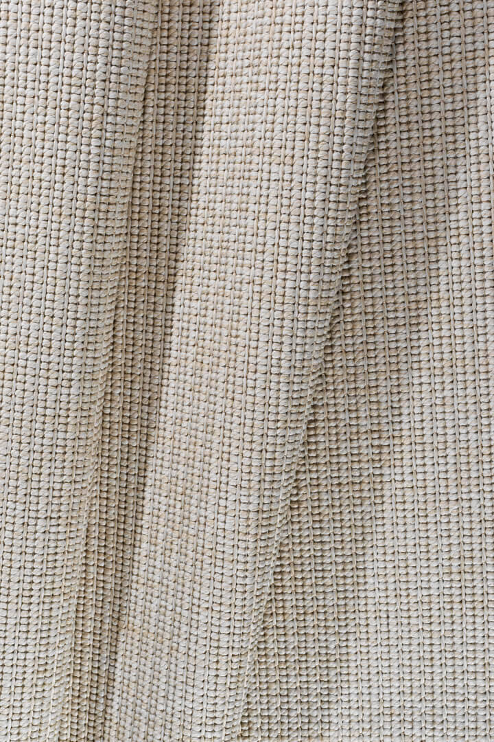 Hasır Dokulu Veranda Krem Jüt Görünüm Sisal İç ve Dış Mekan Yuvarlak Halı Vn10 - 4