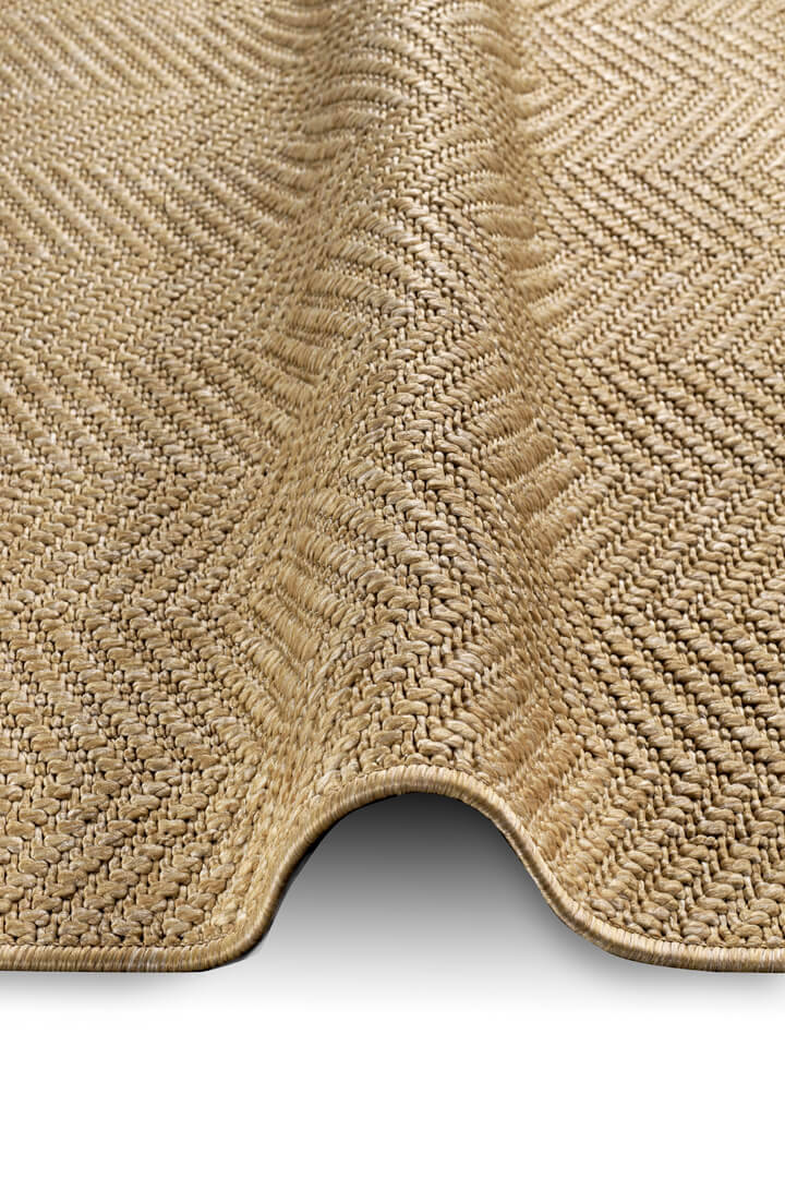 Hasır Dokulu Veranda Natural Jüt Görünüm Sisal İç ve Dış Mekan Halısı Vn09 - 6