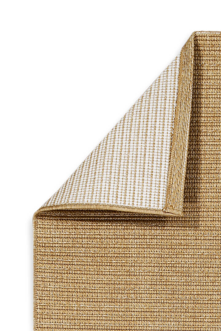 Hasır Dokulu Veranda Natural Jüt Görünüm Sisal İç ve Dış Mekan Halısı Vn12 - 3