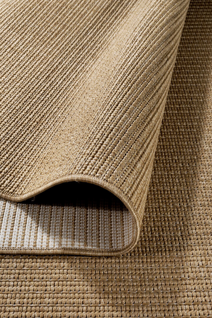 Hasır Dokulu Veranda Natural Jüt Görünüm Sisal İç ve Dış Mekan Halısı Vn12 - 5