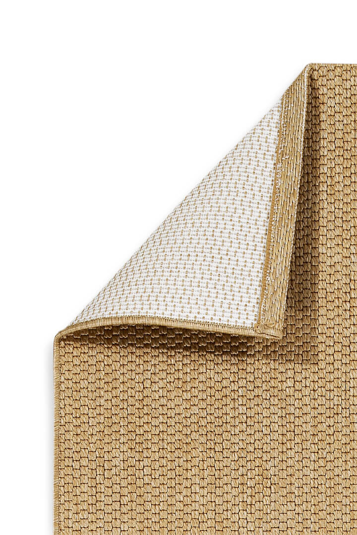 Hasır Dokulu Veranda Natural Jüt Görünüm Sisal İç ve Dış Mekan Oval Halı Vn06 - 5