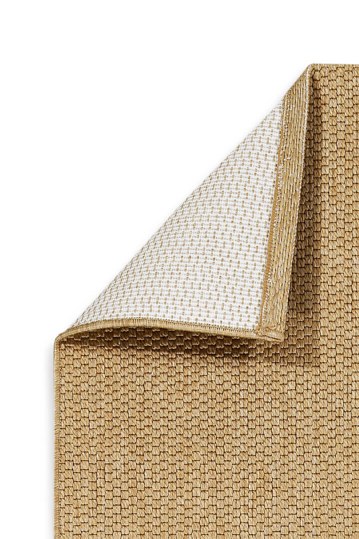 Hasır Dokulu Veranda Natural Jüt Görünüm Sisal İç ve Dış Mekan Oval Halı Vn06 - 5