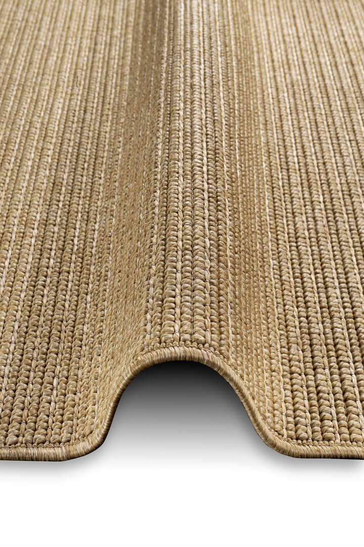 Hasır Dokulu Veranda Natural Jüt Görünüm Sisal İç ve Dış Mekan Yuvarlak Halı Vn12 - 2