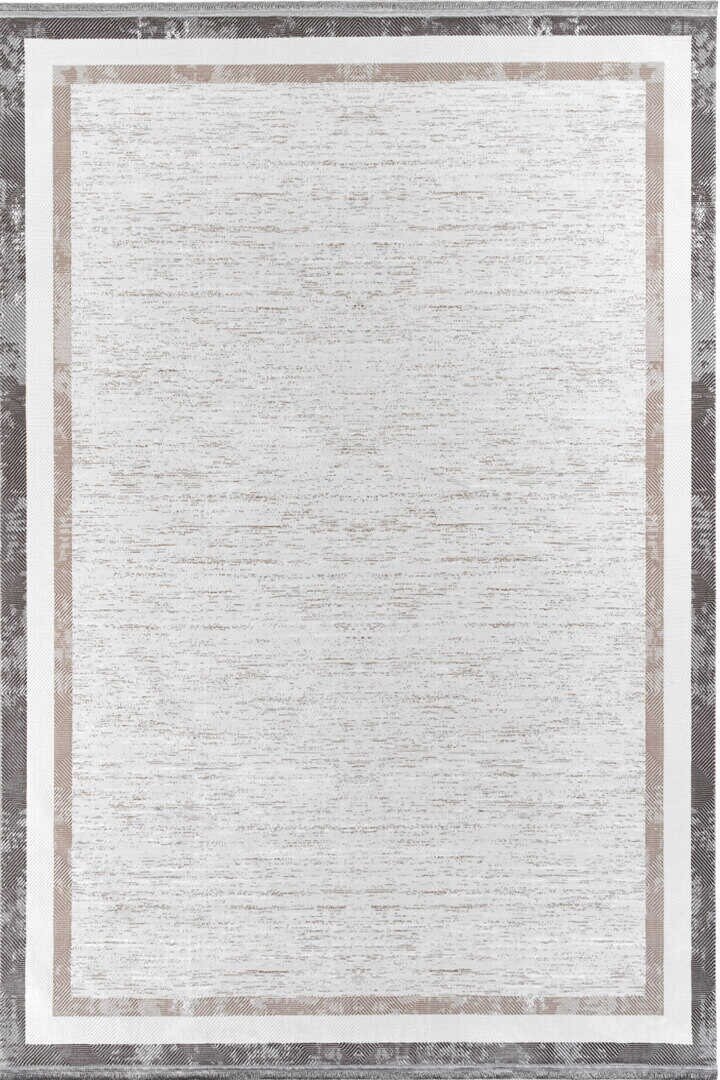 Hayal Yumuşak Kadife Doku Yıkanabilir Kaymaz Dört Mevsim Halı Hy02 Gri - 2