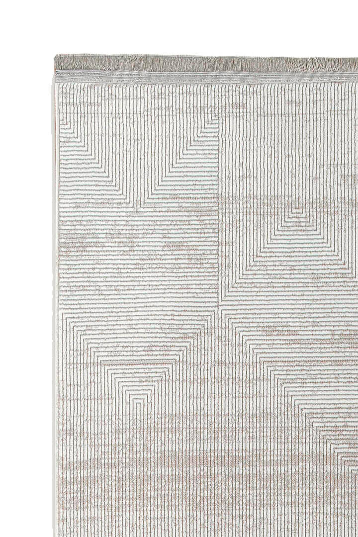 Hayal Yumuşak Kadife Doku Yıkanabilir Kaymaz Dört Mevsim Halı Hy03 Gri - 3