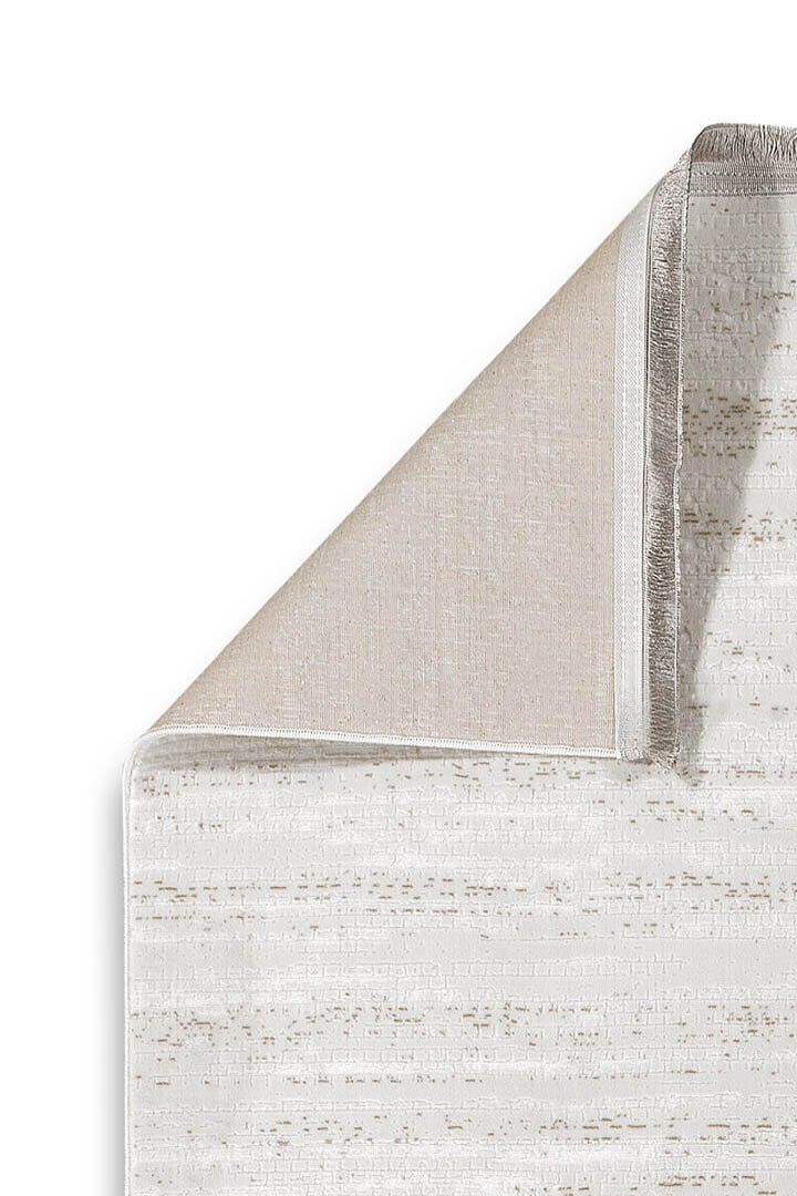 Hayal Yumuşak Kadife Doku Yıkanabilir Kaymaz Dört Mevsim Halı Hy06 Bej - 4