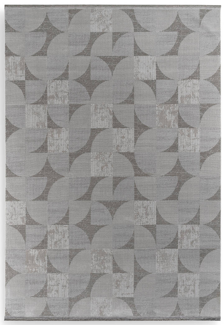 Hayal Yumuşak Kadife Doku Yıkanabilir Kaymaz Dört Mevsim Halı Hy10 Gri - 2