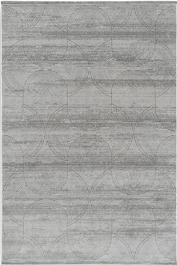 Hayal Yumuşak Kadife Doku Yıkanabilir Kaymaz Dört Mevsim Kişiye Özel Kesme Yolluk Halı Hy09 Gri - Frenda (1)