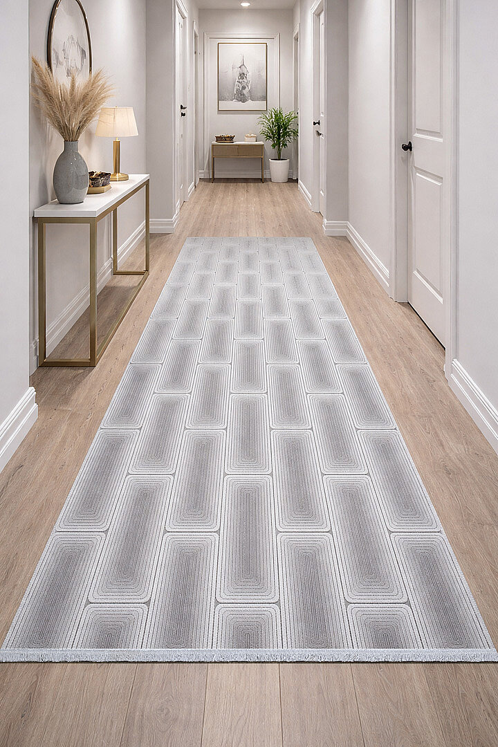 Hayal Yumuşak Kadife Doku Yıkanabilir Kaymaz Dört Mevsim Kişiye Özel Kesme Yolluk Halı Hy12 Bej 