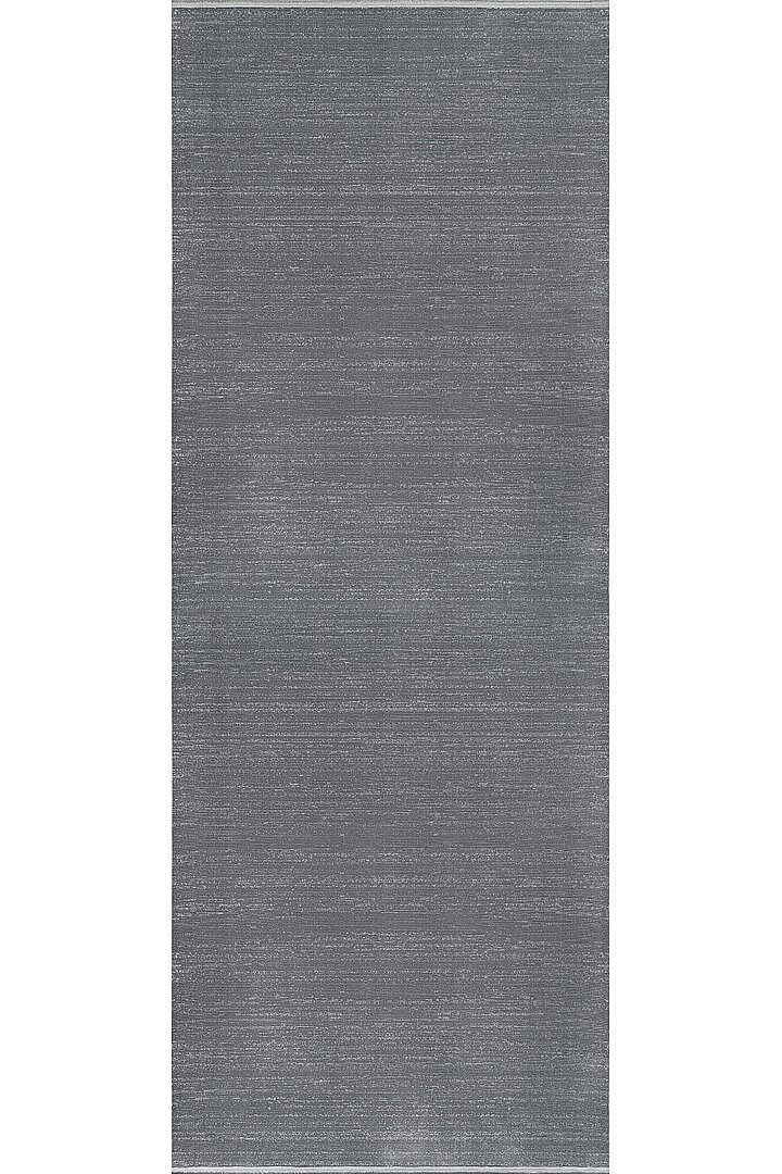 Hayal Yumuşak Kadife Doku Yıkanabilir Kaymaz Dört Mevsim Kişiye Özel Kesme Yolluk Halı Hy13 Gri - 2