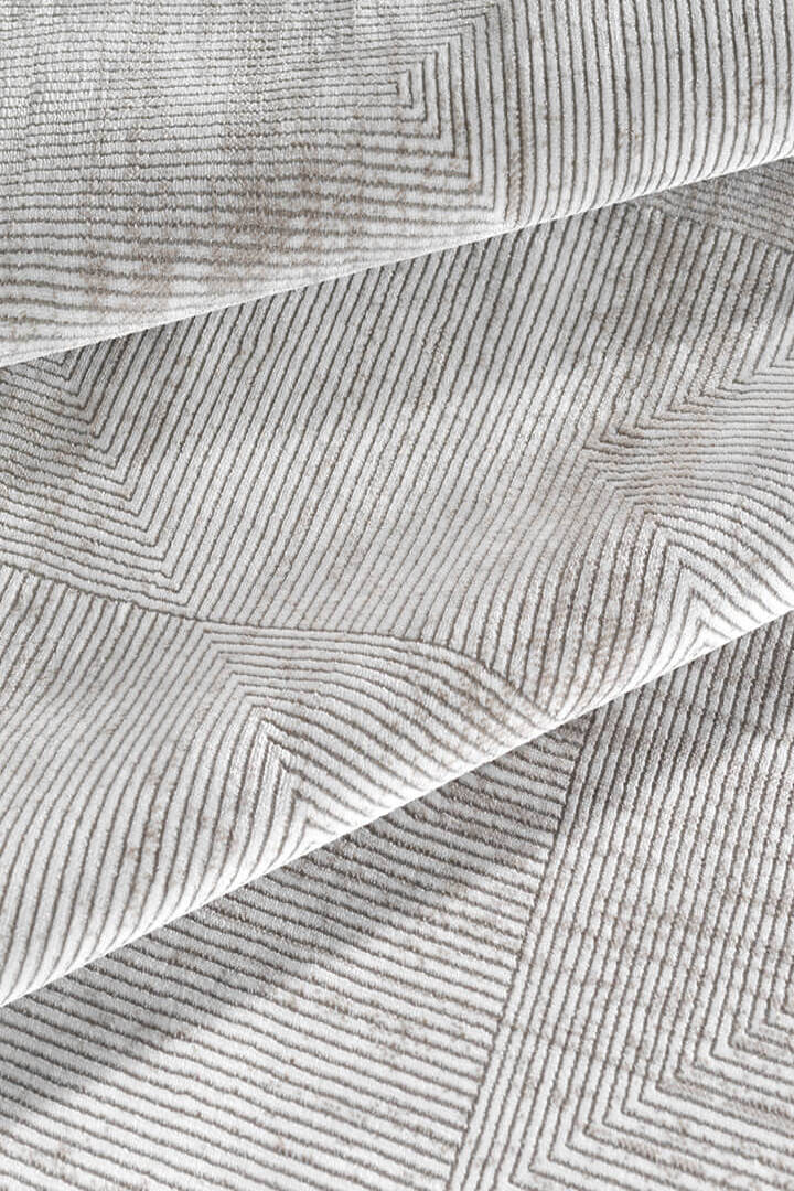 Hayal Yumuşak Kadife Doku Yıkanabilir Kaymaz Dört Mevsim Yuvarlak Halı Hy03 Gri - 5