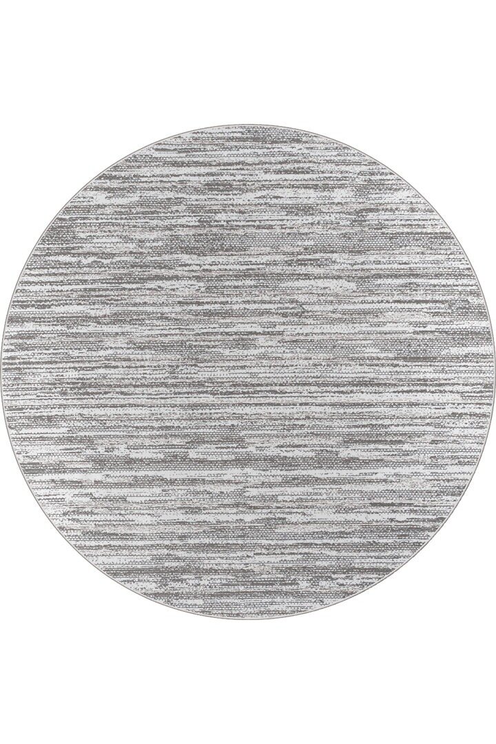 Hayal Yumuşak Kadife Doku Yıkanabilir Kaymaz Dört Mevsim Yuvarlak Halı Hy04 Bej 