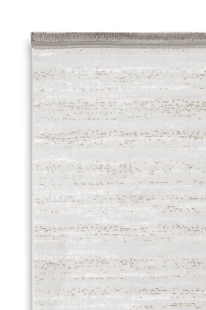 Hayal Yumuşak Kadife Doku Yıkanabilir Kaymaz Dört Mevsim Yuvarlak Halı Hy06 Bej - 3